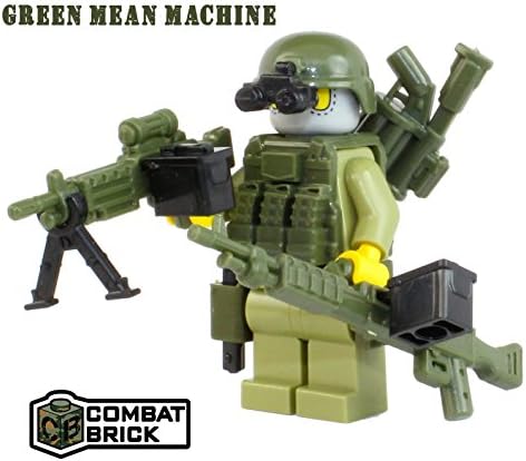 "Green Mean Machine" - Custom Special Forces Commando Minifigure by CombatBrick
