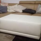 Cavadore Corianne Sgabello Panca In Pelle - Seduta 103x41 Cm, Colore Marrone Mocca, Piedi Cromati