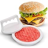 Hamburger Press Patty Maker - Make Perfect Round 5.5" Burger For BBQ Parties Outdoor Cooking On Grill Easy Release Ground Beef Press - Ideas In Life (2 Piece)