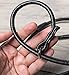 Ami Fidele-Rolled Leather Dog Slip Leash-Super Soft Walking/Training Lead,Gentle But Strong Leash for Small/Medium Size Dogs-3/8”x48”-Black +Free Video to Help with Pulling Dogs-Attractive Gift Box