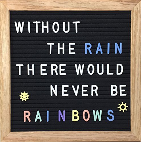Pastel Coral Pink Color Plastic Letter Set for Felt Letter Board. 3/4" Letters, 222 Characters, Fun Symbols and Emoji’s (Coral Pink ONLY + Bag) - Thumbnail 2