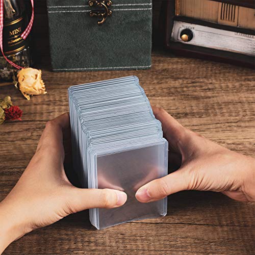 Top Loader Card Protectors and Standard Size Card Sleeves Clear Card