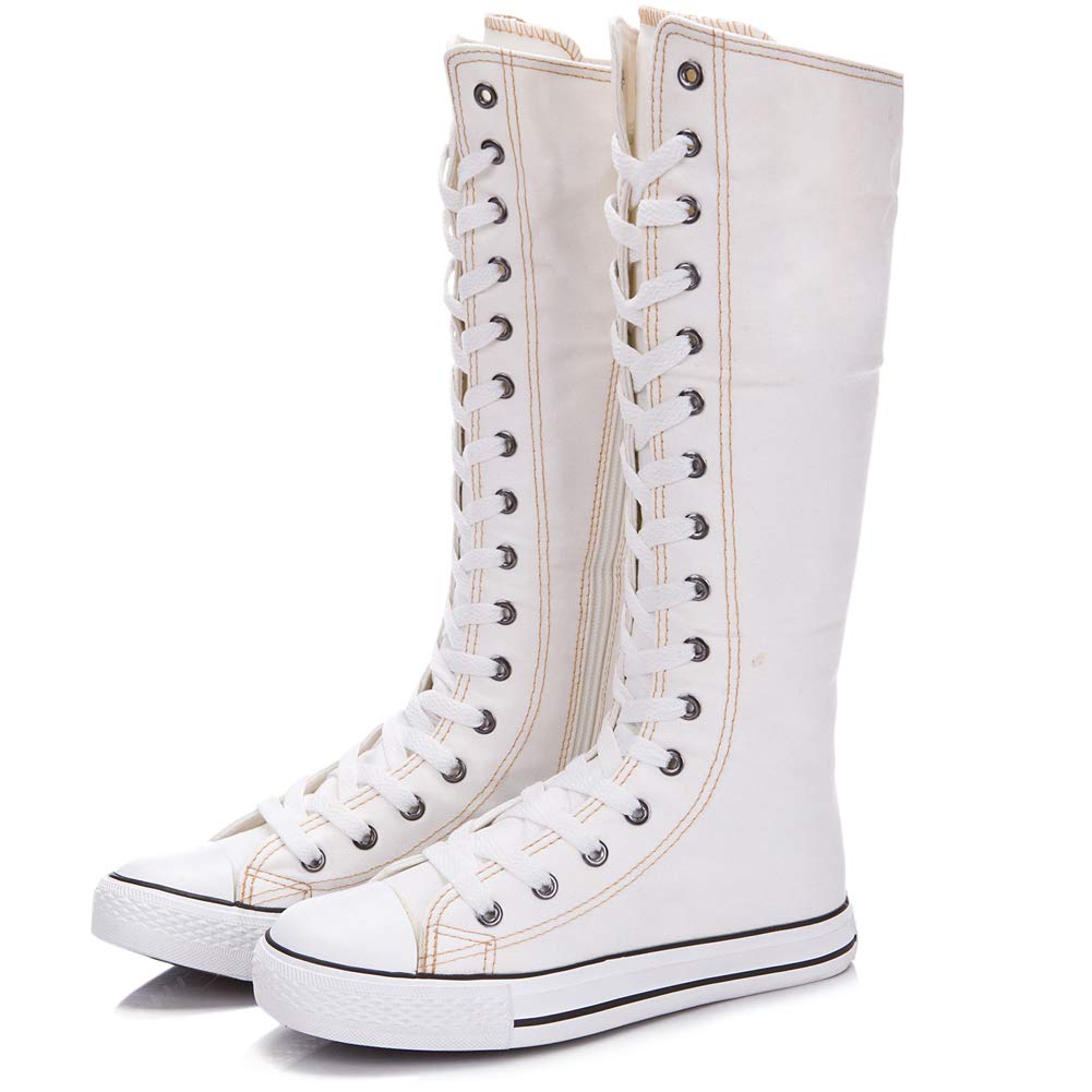 womens knee high sneaker boots