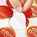Merry Christmas Stickers Gold Foil Christmas Envelope Stickers Round Christmas Label Decals for Cards Gifts(240 PCS)