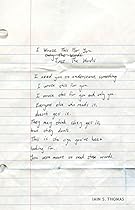 I Wrote This For You