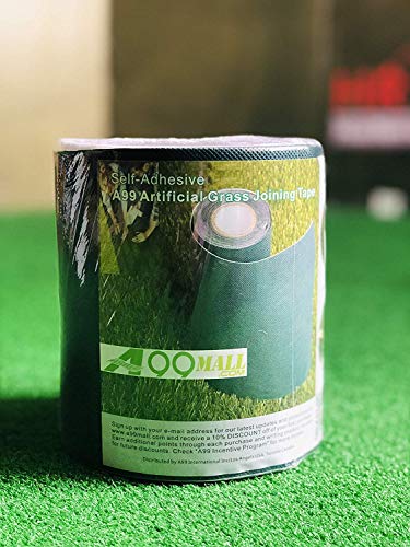 A99 Golf Self-Adhesive Synthetic Turf Joint Tape Lawn Roll for Artificial Grass 6" x 65' (15cm x 2000cm)