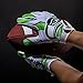 Franklin Sports Youth Football Receiver Gloves For Kids, NFL Team Logos and Silicone Palm , Medium/Large