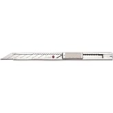 NT Cutter PRO, Stainless Steel, Auto-Lock, Graphic Knife (AD-2P) | 30-degree Carbon Tool Steel 9mm Blade, 1 Cutter