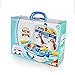 SainSmart Jr.. Kids Doctor Set 14 PCS, Pretend Medical Role Play with Portable Carry Case and Four Smooth Wheels
