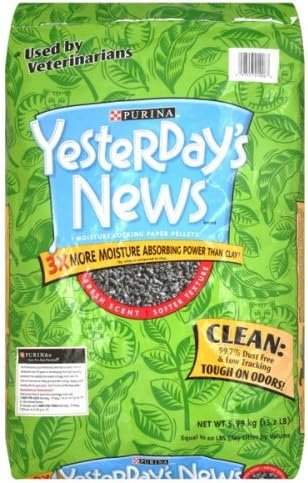 yesterday's news kitty litter