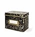 Queen Anne Recipe File Box With 12 Dividers and 14 Recipe Cards