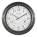 La Crosse Technology WT-3181P Metal Clock, 18 Inch, Pewter