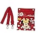 Disney Minnie Mouse Authentic Licensed Small Multi Purpose Shoulder ID Holder Bag (Red)