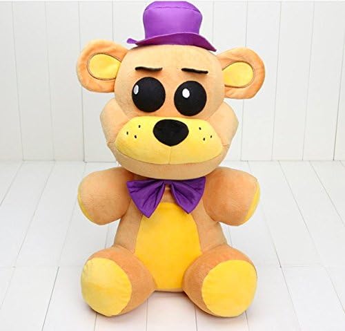 ML Warehouse 15cm/25cm Five Nights At Freddy's, Nightmare, Sister's Location, Neon Blacklight Edition Plush (45cm, Nightmare Fredbear)