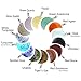 ALEXCRAFT 14 PCS Crescent Moon Stone Charms for Jewelry Making Healing Crystal Pendant Charm Chakra Reiki Stones Bulk for Necklace Earrings Bracelets Jewelry Making