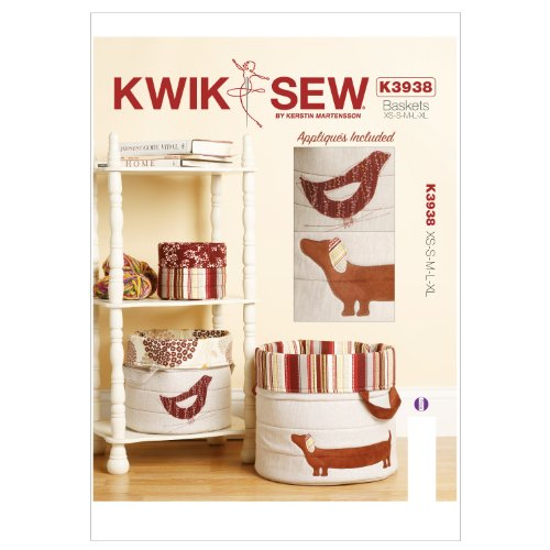 Kwik Sew K3938 Noras Nesting Baskets Sewing Pattern
