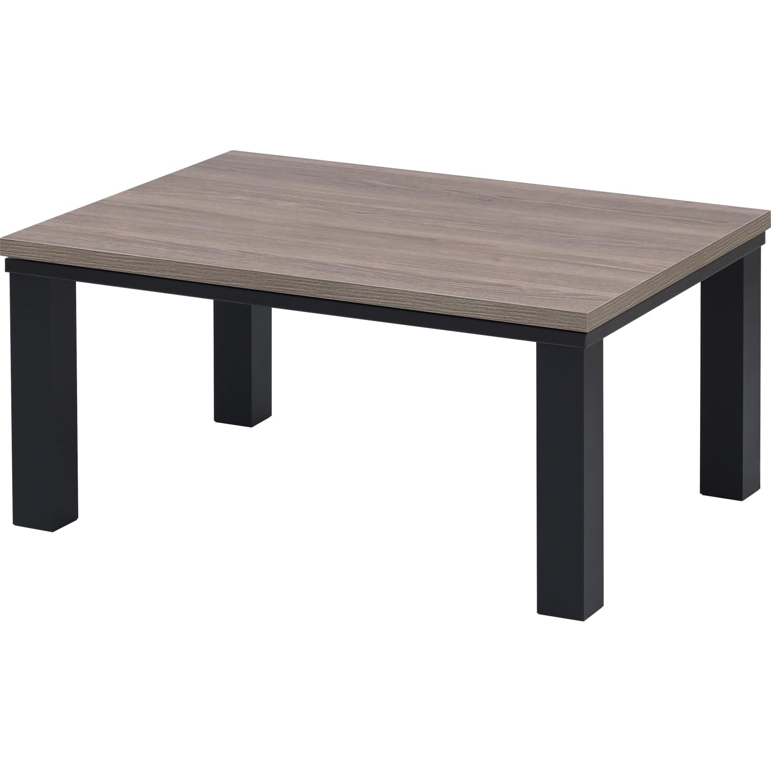 [山善] こたつ テーブル 幅80cm×奥行60cm 長方形 一人暮らし 中間入切スイッチ 温度調節無段階 ブラウン HLT-8060(OBR/BK)商品画像