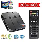 Greatlizard Android 7.1 A95x R2 TV Box 2GB DDR3 16GB EMMC Quad Core 32bit 4K Ultimate HD 2.4G Wifi