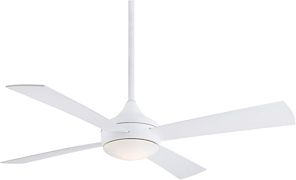 Minka Aire F523 Whf Aluma Wet 52 Inch Outdoor Ceiling Fan In Flat White Finish Amazon Com