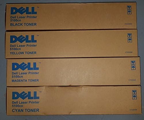 4PK 4BC5100 BCMY TONER FOR DELL 5100CN CLR LASER PRINTER