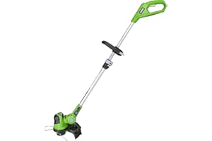 Greenworks 24V 12" Cordless String Trimmer & Edger, Battery Powered | Automatic Feed | Adjustable Handle | Lightweight for Ho