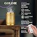 Odoga Aromatherapy Essential Oil Diffuser, 100 ml Ultrasonic Whisper Quiet Cool Mist Humidifier with Warm White Color Candle Light Effect, Remote Control & Low Water Auto Shut-Off