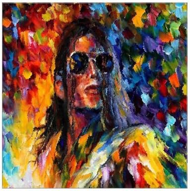 Scottshop Custom Michael Jackson Canvas Prints 16" x 16" Inch - Stretched and Framed Ready to Hang Modern Painting Canvas Wall Art Print On Canvas Home Decoration Wall Artwork