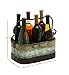 Deco 79 Metal Galvanized Wine Holder, 14 by 12-Inch