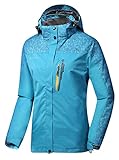 Diamond Candy Sportswear Women's Hooded Softshell Raincoat Waterproof Jacket