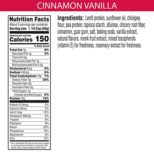 Kashi GO Breakfast Cereal, Vegan Protein, Keto Friendly Cereal