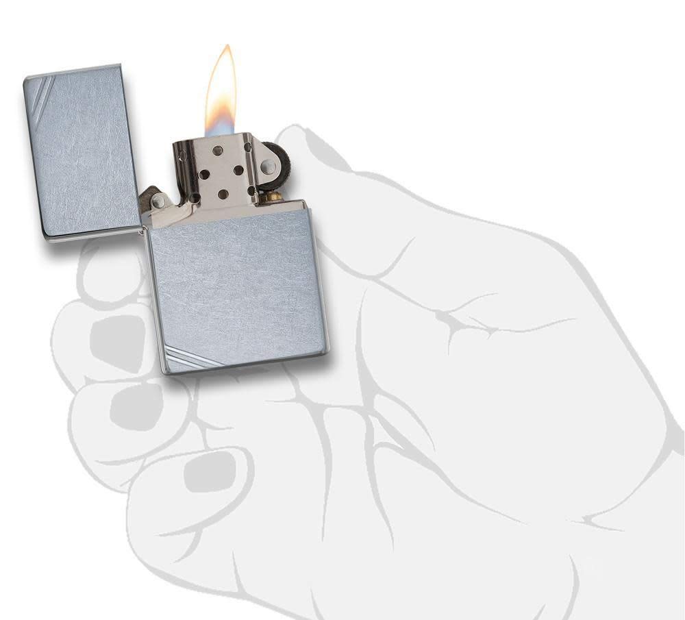 ZIPPO(ジッポー) Vintage Lighters (ビンテージ ライター) 日本未発売 Street Chrome [並行輸入品]