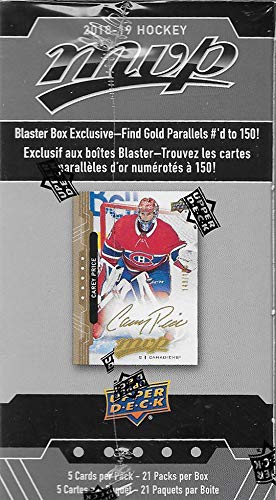 2018 2019 Upper Deck MVP NHL Hockey Series Unopened Blaster Box of 21 Packs with Chance for Rookies Plus #1 Draft Picks Cards and Blaster Exclusive Gold Scripts - Thumbnail 2