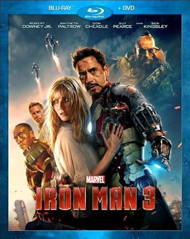 Amazon Com Iron Man 3 Blu Ray Dvd Combo Pack By Walt Disney Studios Home Entertainment By Shane Black Movies Tv