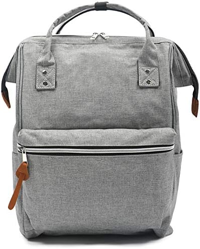Oflamn Doctor Style Canvas Multipurpose Casual Daypack Laptop Backpack Travel Bag for Men, Women & College (2.0 Grey)