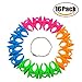 FBAPluto 16 Pieces Assorted Color Sewing Tools Accessories Thread Bobbins Holders Clips Clamps Silicone
