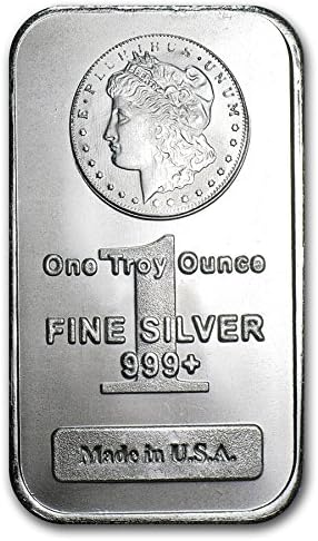 1 oz Silver Bar - Morgan Design, NEW (Sealed in Plastic)