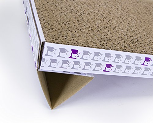 SmartyKat Super Scratcher+ Cat Scratcher Extra Large Corrugated Catnip Scratcher