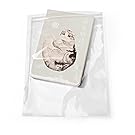 Halulu 10" x 12" Resealable Plastic Bag Clear Reclosable Zip Bags (2 Mil, Pack of 100)