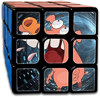 ColorSee Funny Surprised Pig Rubik's Cube 3x3 Brain Training Game Magic Cube For Kids Or Adults With New Vivid Color