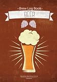 Brew Log Book - Homebrew Beer Recipe Journal : Notebook : Beer :RED Vintage: (Bottling notes:Tasting by Log Book Corner
