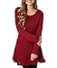 Milkuu Women's Knitted Long Sleeve Fall Tunic Dress