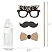 Big Dot of Happiness 40th Milestone Birthday - Birthday Photo Booth Props Kit - 20 Count