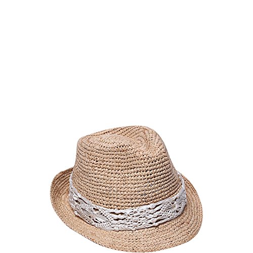 Physician Endorsed Women's Malia Crochet Raffia Sun Hat With Macrame Trim, Rated UPF 30 For Sun Protection, White, Adjustable Head Size Physician Endorsed Women's Malia Crochet Raffia Sun Hat With Macrame Trim, Rated UPF 30 For Sun Protection, White, Adjustable Head Size