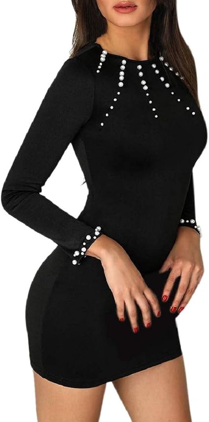 amazon black bodycon dress