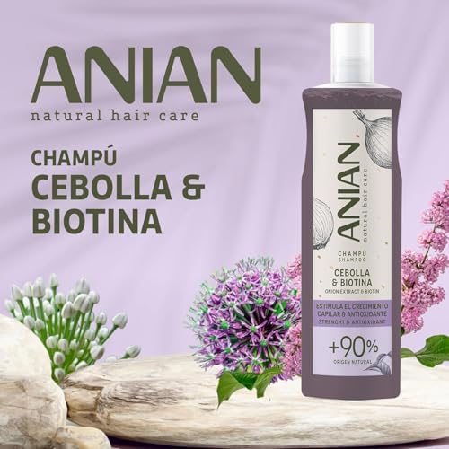 - Champô de cebola e biotina, 100 ml, para cabelo quebradiço, estimula o crescimento capilar, limpa e fortalece profundamente a estrutura capilar, não cheira a cebola