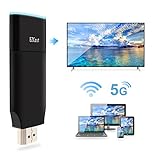 EZCast 2 Universal Wireless Display Receiver Dual Core, Dual Decoder, 2.4G/5G, Concurrent AP-Router, P2P Connection, iOS/Android/macOS/Windows Support, Miracast/DLNA/Airplay Support, OTA Updates