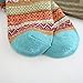 Loritta 5 Pairs Womens Vintage Style Winter Warm Thick Knit Wool Cozy Crew Socks, H-ethnic Style, Free size,One Size,Multicolor