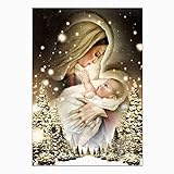 Vibola 5D Angel Embroidery Paintings Canvas Rhinestone Pasted DIY Diamond painting Cross Stitch (A)