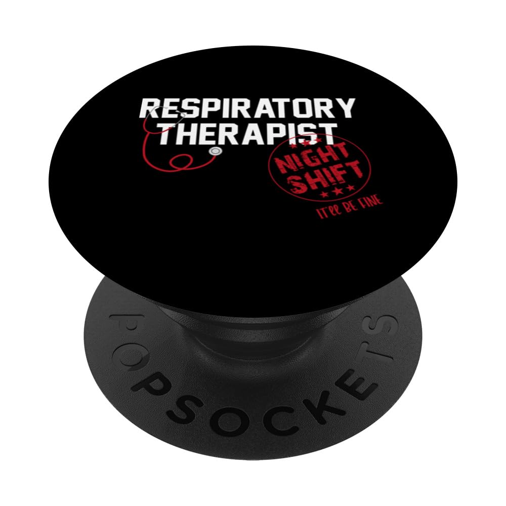 Respiratory Therapist RT Therapy RRT PopSockets Swappable PopGrip