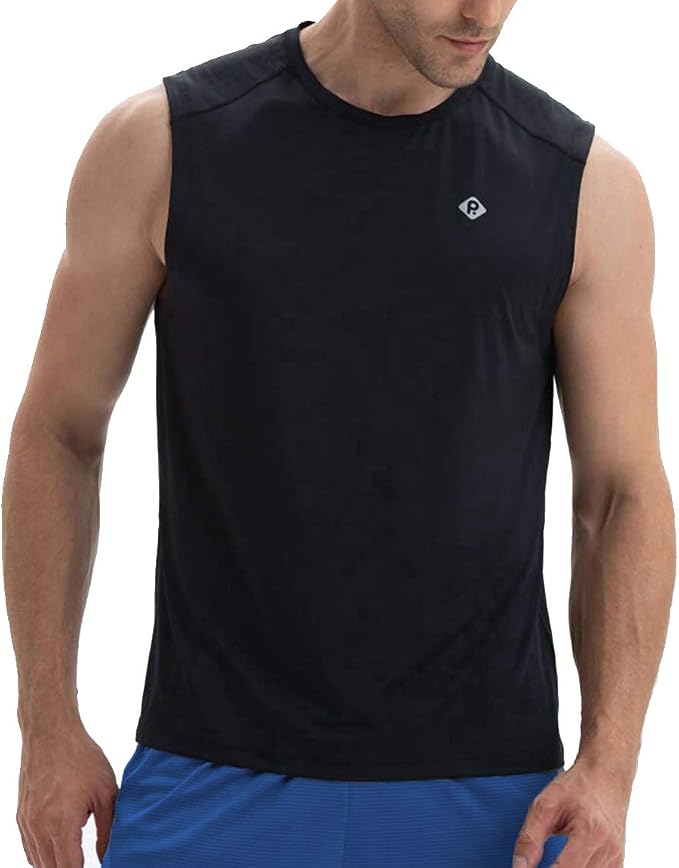 mens sleeveless workout t shirt